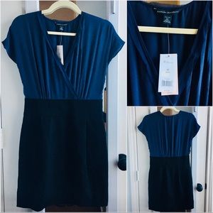 SOLD NWT Banana Republic Navy and Black Dress Sz4P